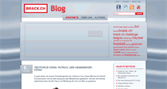 Desktop Screenshot of blog.brack.ch