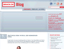 Tablet Screenshot of blog.brack.ch